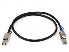 Monoprice 1m 28AWG Externl Mini SAS 26pin M to Mini SAS 26pin M Cable Black 8184