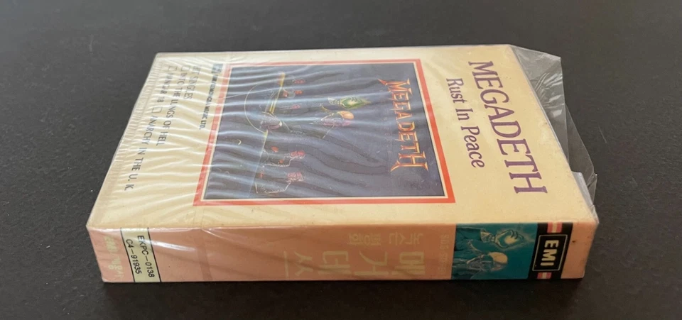 MEGADETH-RUST IN PEACE 1991 KOREA ORIGINAL PRESS CASSETTES FACTROY SEALED - Image 4 of 4