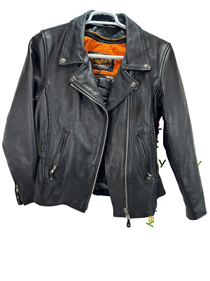 leather jacket USA製 SP5DER WORLDWIDE WEB LEATHER JACKET IN BLK 