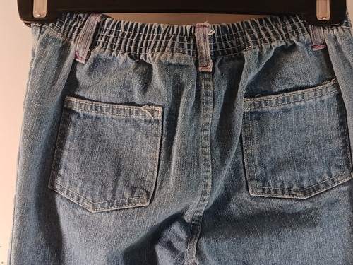 Faded Glory Girls Club Jeans, Size 7, Trendy Heart, Butterfly, Floral Vintage - Picture 16 of 22