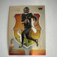 Panini 2024 Select Certified Rookie Insert Jayden Daniels #2 Commanders NFL