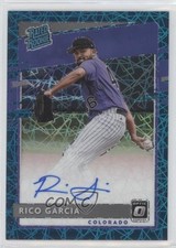 2020 Panini Donruss Optic Teal Velocity Prizm 30/35 Rico Garcia Auto 0j4n