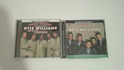 LOT of 2 OTIS WILLIAMS and his Charms CDs IN Paradise and Ivory Tower