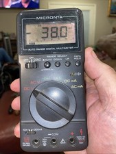 Micronta 22-186 LCD Digital Multimeter Tested, No Box, See Pics
