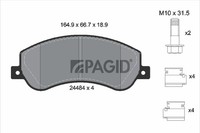 Pagid Bremsbelagsatz BremsklöTze FüR VW Amarok 2H_ S1B 2HA 2HB S6B S7A