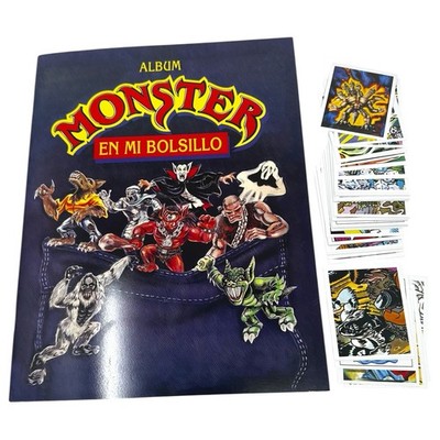 ALBUM Monsters IN MY POCKET Full Set 186 Sticker Universal Dracula