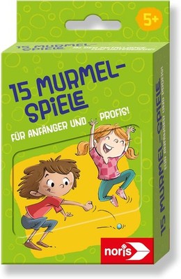 Noris 606092105-15 Murmel-Spiele für Kinder ab 5 Jahre - Set aus 21 Murmeln