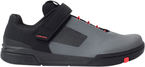 CRANKBROTHERS Stamp Speedlace Shoes 11.5 Gray/Red STS07030A-11.5 - 第 1/1 張圖片