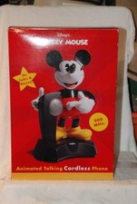 Disney's "Mickey Mouse" Animated Talking Cordless Phone (Telemania)