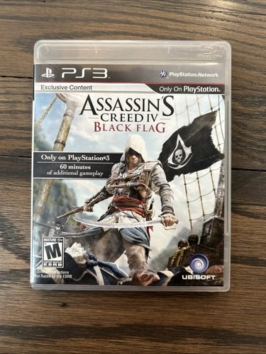 Assassin's Creed IV: Black Flag (PS3 2013) CIB with manual minimal use