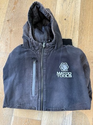 Matco Tools Berne Jacket Mens Large Black Hooded Insulated Workwear MHJ61BK40