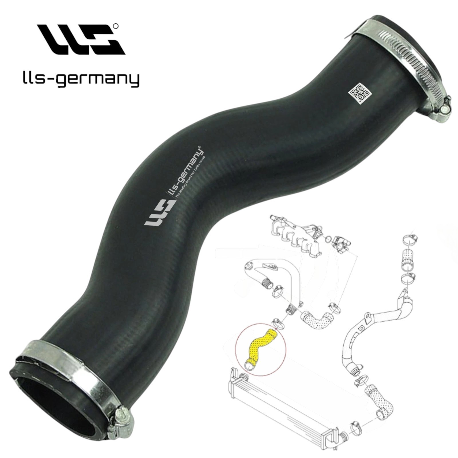 Turbo Hose Intercooler Hose for SEAT SKODA VW 1.2 TDI 6R0145834C