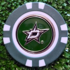 NHL Dallas Stars Golf Ball Marker Magnetic Poker Chip New