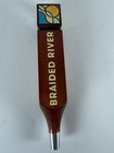 Braided River Brewery Beer Tap Handle Wood Craft Beer Kegerator Draft Tap Knob — photo 1
