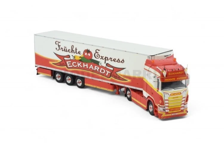 TEKNO 84603 Eckhardt Scania Next Gen S-Serie 4x2 Rimorchio refrigerato 3 ASSI 1: - Immagine 4 di 4