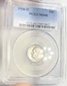 1956-D ROOSEVELT SILVER DIME GRADED PCGS MS66 TONED RAINBOW TONING