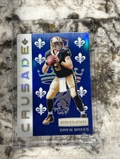 2018 Panini Rookies & Stars - Crusade Drew Brees #CRU-30 Silver New Orleans HOF