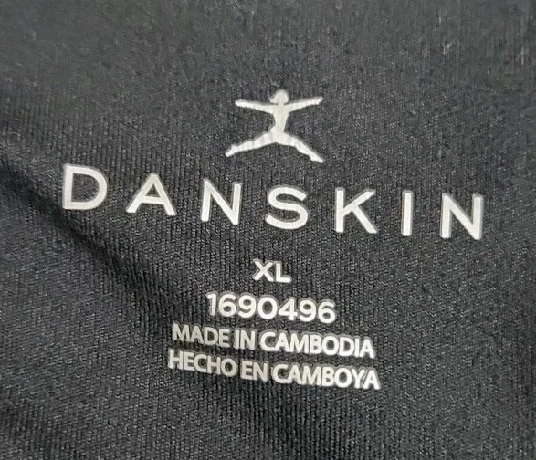 Auténtica camiseta sin mangas negra para mujer marca Danskin talla XL informal cómoda atlética Foto 3 de 3