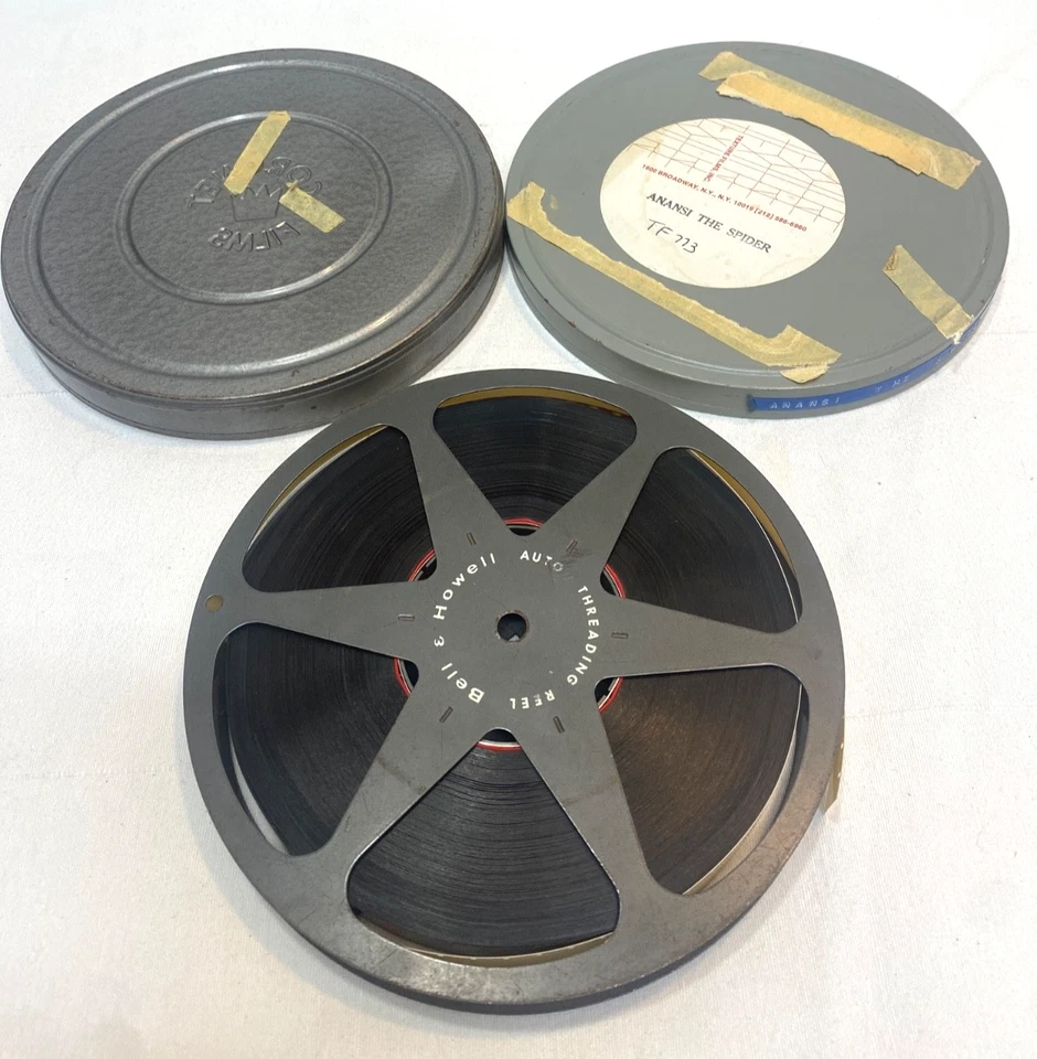 "Anansi The Spider" Ghanaian Folklore, Gerald McDermott 1969 Reel to Reel Film - Image 3 of 3