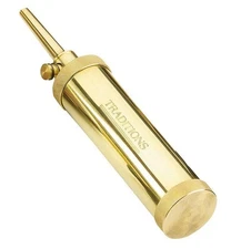 Traditions Deluxe Powder Flask Brass W/30 Grain Spout A1201