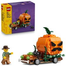 LEGO Griezelpompoentruck Halloween Bouwpakket met Speelgoed voor Kinderen - Hall