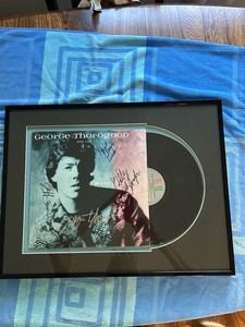 GEORGE THOROGOOD and The DESTROYERS VINYL RECORD LP COVER SIGNED BY EVERYONE COA