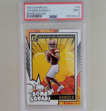 Panini 2024 Donruss Bomb Squad Jayden Daniels #29 PSA 9 Rookie Commanders