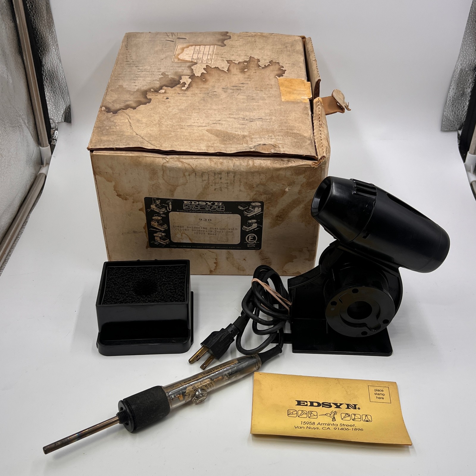 *PARTS OR REPAIR Edsyn Loner Atmoscope Model 930 400 F - 800 F | Soldering Tool