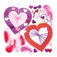 TraumfäNger Bastelset 4Er Set Herz FüR Kinder Diy Valentinstag Muttertag Baker