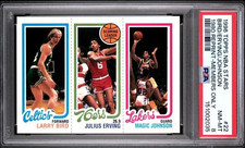 1996 Topps Stars - Larry Bird/Magic Johnson/Julius Erving #22 for