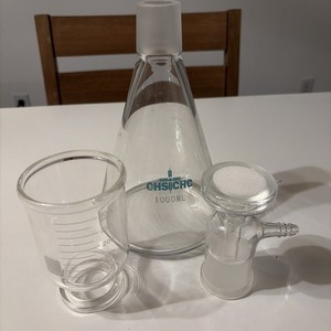 1000 ml Vacuum filter flask Set With Frit Filter And Funnel Standard Taper Joint