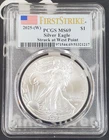 2025-W American Silver Eagle "First Strike"-1 oz .999 Fine Silver-PCGS MS69 -217