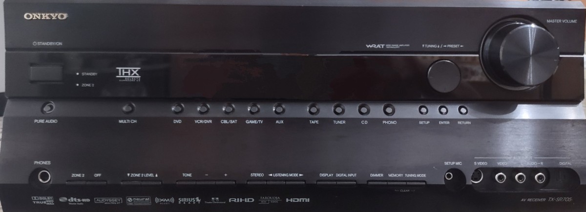 ☆美品 ONKYO AVアンプ 7.1ch対応 TX-SA705 送料無料！ ONKYO オンキヨー 7.1ch AVセンター AVアンプ TX-SA705 - メルカリ