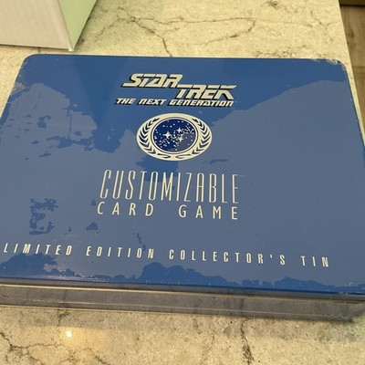 star trek the next generation customizable card game limited edition CCG Alternate Universe Pack Opening This Tin Is Sure To Be A Prized Addition To Any Star Trek Fan 5C Limited Edition Star Trek