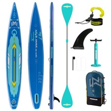 14ft Inflatable Stand Up Paddle Board with Complete Accessories for Water Sports