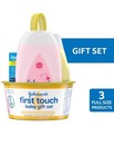 Johnson's First Touch Baby Gift Set with Baby Lotion, Diaper Cream and Shampoo,