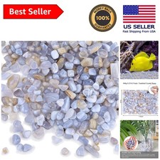 Natural Light Blue Quartz Pebbles, 1lb - Perfect for Indoor Plants  Feng Shui