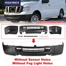 For 2012-21 Nissan Nv1500 2500 3500 Front Bumper Cover Split Wo Fog Light Holes For 2012-21 Nissan Nv1500 2500 3500 Front Bumper Cover Split Wo Fog Light Holes