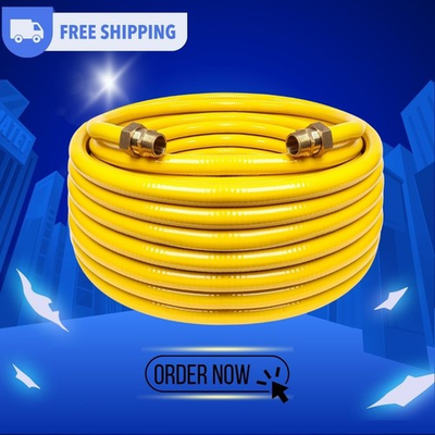 #ad 70ft 1 2quot; Flexible Gas Line CSST Stainless Steel Pipe Kit with 2 Male Adapters $59.39