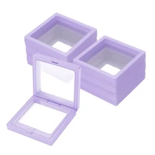 30 Pcs Press on Nail Storage Box Packaging Box, Purple