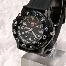 LUMINOX Watch 3000 3900 Quartz Black 45mm Stainless Steel Mens Wristwatch