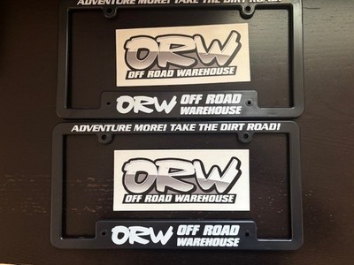 ORW OFFROAD WAREHOUSE STICKERS-Plate-Frame- 4PC SET-Offroad-4x4
