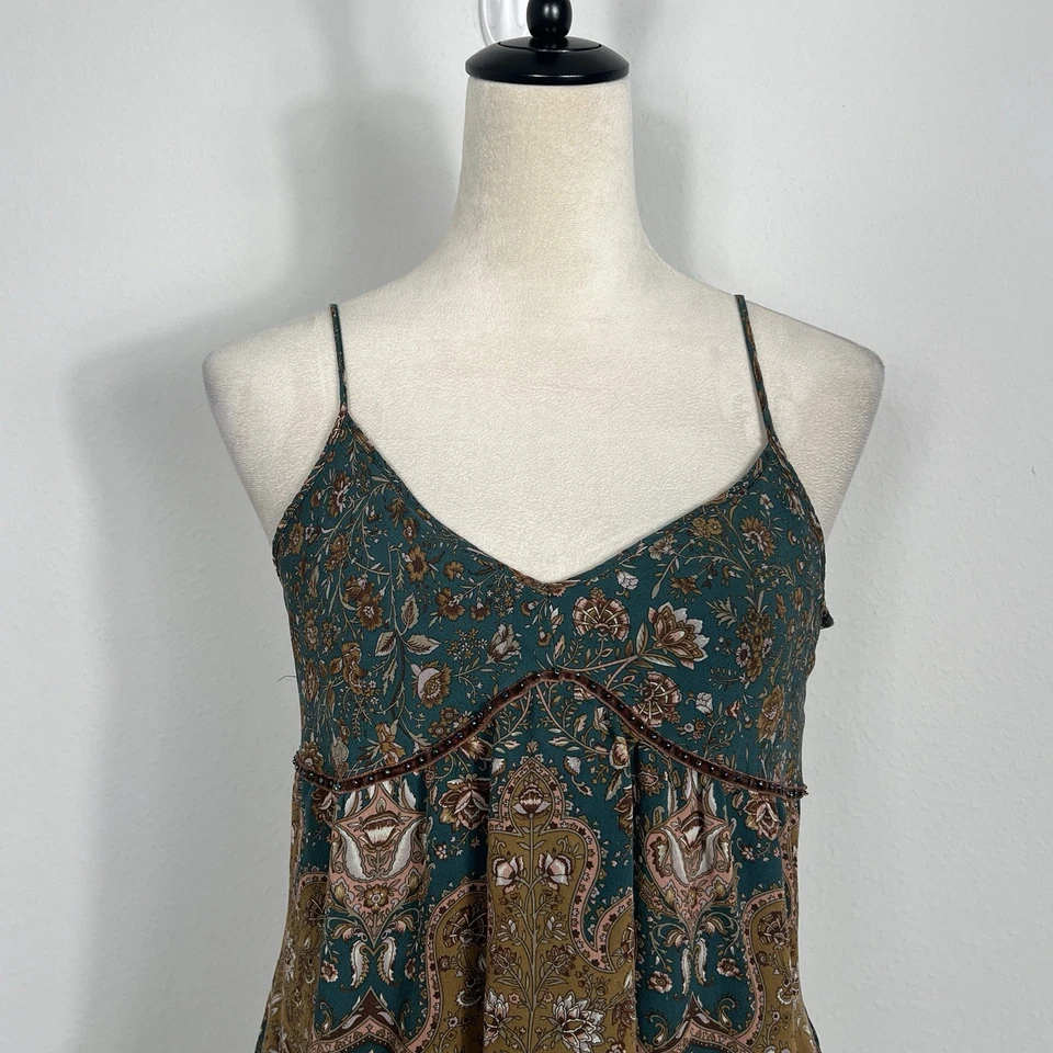 Camiseta de Colección Central Park West Para Mujer 100% Seda Babydoll Cami Y2K Hada Hippie Grande Foto 3 de 4