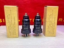 Pair Ken-Rad JAN CRK 6K7 Vacuum Tube NOS Tested NOS 100%+