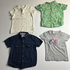 4 Piece Bundle 4T Shirts Polka Dot Paris Floral Tommy Bahama