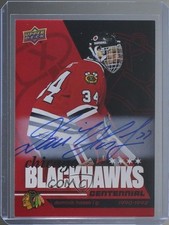 2025 Upper Deck Chicago Blackhawks Centennial Red Hot Dominik Hasek #94 Auto HOF