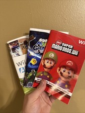 Assorted Lot Of 3 Wii Manuals