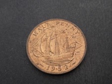 1952 George VI Bronze Half Penny Nice Collectable Condition 1/2d