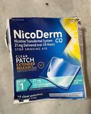 NicoDerm CQ Step 1 Stop Smoking Aid 21MG - 14 Count