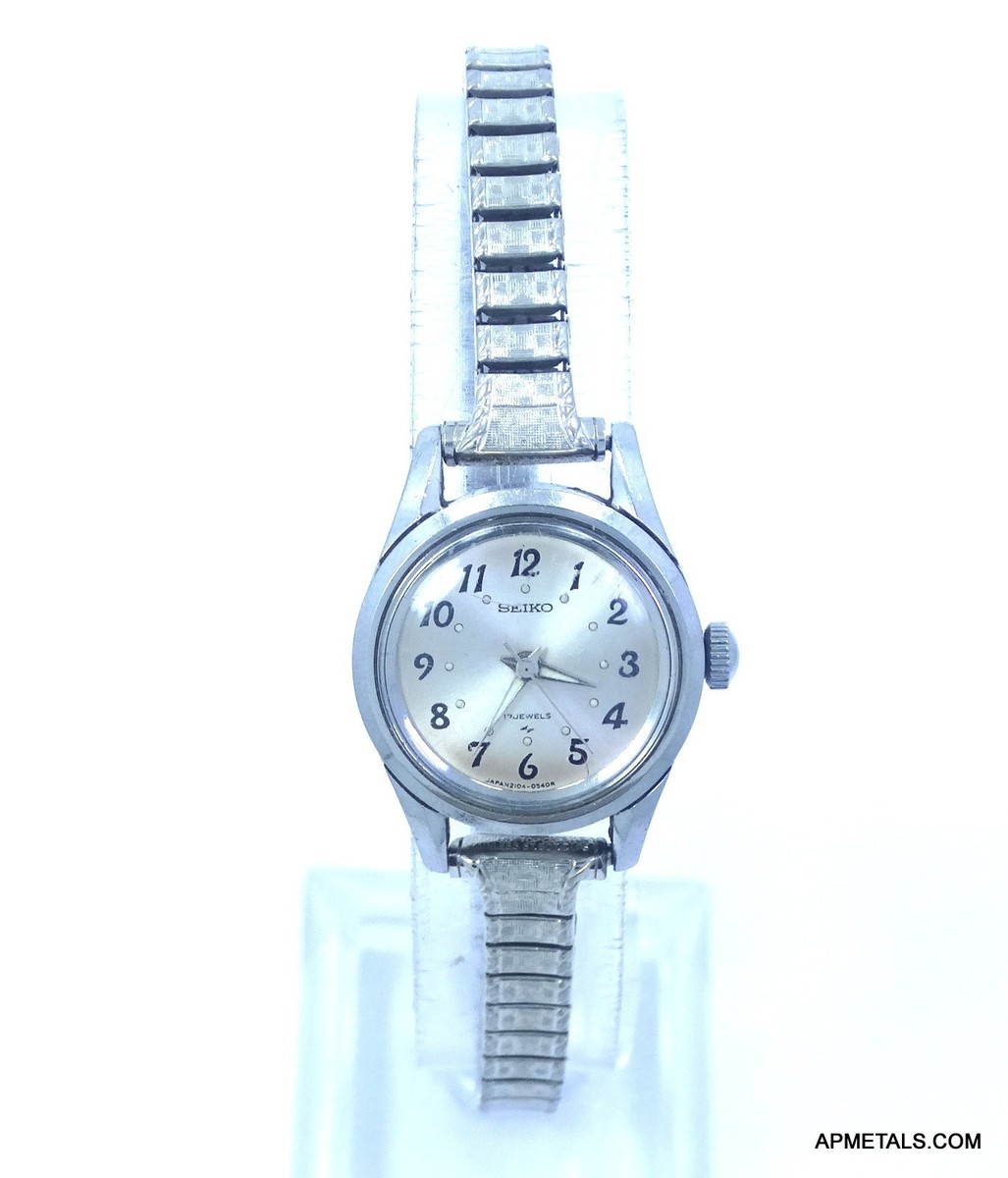 Vintage SEIKO 17 Jewel Mechanical Wind Gold Filled Wristwatch 2104